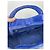 Nancy Gonzalez Genuine crocodile handbag Blue Gold hardware - view 9