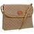 Gucci Borsa a spalla Micro GG Supreme in PVC beige e oro 49 007 5548 Auth th5401 D'oro