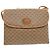 Gucci Borsa a spalla Micro GG Supreme in PVC beige e oro 49 007 5548 Auth th5401 D'oro - vista 13