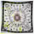 Vintage Hermès "Les Clefs" by Cathy Latham Golden Green Yellow Olive green Eggshell Dark green Silk  ref.1791522