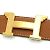 Hermès Cintura da uomo Hermes Constance H Pegasus D inciso Marrone Nero D'oro - vista 4
