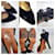 Chaussures vintage Yves Saint Laurent des années 80 Noir  - vue 12