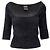 Top corto de lana Roberto Cavalli Negro