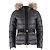 Moncler Angers Giubbotto Fur Parka Larga Gris Oscuro Gris antracita
