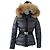Moncler Angers Giubbotto Fur Parka Larga Gris Oscuro Gris antracita - vista 7