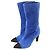 Botas cortas de satén y ante Gabrielle Coco G33119 de Chanel