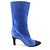 Botas cortas de satén y ante Gabrielle Coco G33119 de Chanel - vista 5