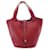 Hermès Hermes Picotin Lock PM Ruby Handbag Red Leather