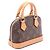 Sac à main Nano Alma Monogram Louis Vuitton M82717 Marron - vue 2