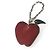 Hermès Hermes Leather Silver925 Apple Fruit Bag Charm Key Ring