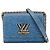 Louis Vuitton Twist MM Chain Shoulder Bag M50271 Blue