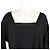 Camicia tunica in rayon nylon nera Prada - vista 2