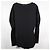 Camicia tunica in rayon nylon nera Prada - vista 3