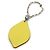 Hermès Hermes Leather Silver925 Lemon Bag Charm Key Ring Yellow - view 2