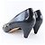Pumps in pelle nera con taglio laterale Gucci Nero