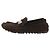 Scarpe da guida in suede Louis Vuitton FA0043 Marrone - vista 2