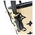 Bucket Borsa a secchiello Nano Louis Vuitton Beige Nero - vista 3