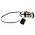 Bucket Borsa a secchiello Nano Louis Vuitton Beige Nero - vista 6