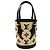 Bucket Borsa a secchiello Nano Louis Vuitton Beige Nero - vista 9