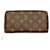 Louis Vuitton Monogram Zippy Wallet Brown Cloth  ref.1794786