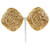 Orecchini vintage Chanel Coco Mark D'oro