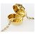 Collana medaglione placcata oro Gucci D'oro - vista 5