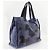 Hermès Hermes Chevaux Tote Bag aus Canvas Blau/Schwarz - Ansicht 3
