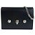 Alexander McQueen Schultertasche aus Leder mit Totenkopf-Nieten