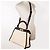 Borsa Fendi Peekaboo in tela e pelle 2WAY Bianco - vista 7