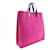 Sac fourre-tout en cuir feutré Yves Saint Laurent Rose  - vue 3