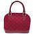 Bolsa de mão Little Alma em couro satin Louis Vuitton M92350 Vermelho