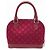 Bolsa de mão Little Alma em couro satin Louis Vuitton M92350 Vermelho - vista 2