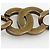 Cinturón de cadena Chanel chapado en oro de ante Castaño - vista 11