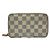 Louis Vuitton Damier Azur Zippy Compact Wallet White