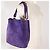 Market Hermès Borsa a spalla GM in camoscio Hermes Porpora - vista 10