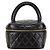 Chanel Matelasse Vanity Bag Black Lambskin