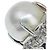 Autre Marque Pt900 Platin Perlen-Diamantring - Ansicht 4