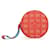 Vanity Chanel Canvas Coco Mark Pouch Red