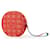 Vanity Chanel Canvas Coco Mark Pouch Red - view 2