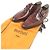 Berluti Leder-Einzelmonk-Schnürschuhe Bordeaux - Ansicht 2