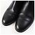 Hermès Botas cortas de cuero con hebilla Hermes Kelly negras Negro