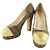Chanel Patentleder Jute High Heels