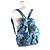 Autre Marque Felisi Crocodile Embossed Leather Backpack Blue - view 2