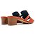 Hermès Mules de couro com fivela Hermes Kelly marrom - vista 3