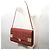 Borsa a spalla in tela di cotone Chanel Rosso - vista 7