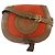 Borsa a spalla in pelle scamosciata Loewe Sevilla Arancione