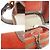 Borsa a spalla in pelle scamosciata Loewe Sevilla Arancione - vista 10