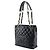 Borsa a spalla Chanel in pelle caviar con catena Nero - vista 2