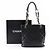 Borsa a spalla Chanel in pelle caviar con catena Nero - vista 9