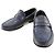 Autre Marque Mocassini in pelle Berluti scarpe da guida blu per uomini